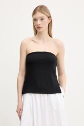 Abercrombie & Fitch top fekete, KI139-5414 - fekete S
