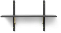 Ferm Living fali polc Sector Shelf Single/Narrow fekete - fekete Univerzális méret