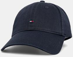 Tommy Hilfiger pamut baseball sapka sötétkék, sima, AW0AW17632 - sötétkék Univerzális méret