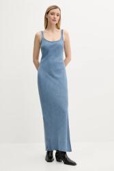 Samsøe Samsøe ruha SASUNNA maxi, egyenes, F25200078 - kék XS