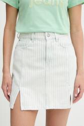 Pepe Jeans farmer szoknya mini, ceruza fazonú, PL901230 - zöld L