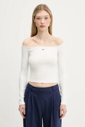 Tommy Hilfiger hosszú ujjú "cold shoulder" fazonú, bézs, DW0DW20919 - bézs XL