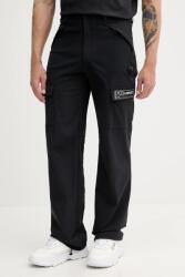 Plein Sport nadrág fekete, egyenes, SAEC MRT1455 SNY003N - fekete XL