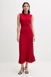 Tommy Hilfiger selyemkeverékes ruha piros, maxi, harang alakú, WW0WW45653 - piros L