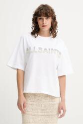 AllSaints pamut póló AMELIE fehér, W123JC - fehér S