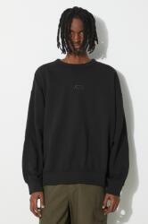 Vans pamut melegítőfelső Premium Standards Crew Fleece LX fekete, férfi, sima, VN000GBWBLK1 - fekete L