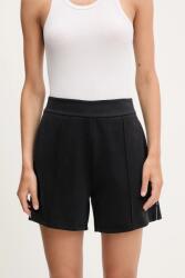 EA7 Emporio Armani rövidnadrág sötétkék, nyomott mintás, magas derekú, AF12643.7W000176 - sötétkék M