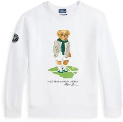 Ralph Lauren gyerek felső fehér, nyomott mintás, 323970403001 - fehér 150-161