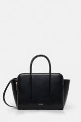 Calvin Klein bőr táska fekete, LV04F3034G - fekete Univerzális méret