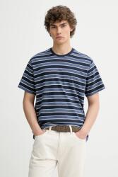 Levi's pamut póló THE ESSENTIAL TEE bézs, sima, A3328 - sötétkék M