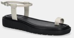 Calvin Klein Jeans szandál ROPE TOE POST SANDAL LTH MG - bézs Női 36