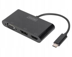 ASSMANN DA-70859 Hdmi/ Vga grafikus adapter 4K 30Hz Uhd - Usb 3.1 Type-C