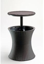 Keter Cool Bar Rattan kerti asztal, whiskey barna szín (610344) (230902)