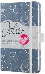 Sigel Naptár, A6, heti, 2025, kemény borító, SIGEL Jolie, Cosmic Fantasy Blue (SIJ5348) - irodasziget