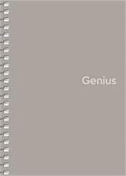 Shkolyaryk Publishing House Spirálfüzet, A6, kockás, 80 lap, PP borító, SHKOLYARYK Genius, vegyes (SB806807K)