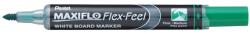 Pentel Táblamarker 1-5mm, hajlékony hegyű Pentel Maxiflo Flex Feel zöld (MWL5SBFDX) - irodasziget
