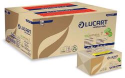 Lucart Kéztörlő 2 rétegű Z hajtogatású 220 lap/csomag 18 cs/karton EcoNatural Lucart_864036 havanna barna (44010)