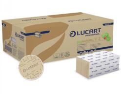 Lucart Kéztörlő 2 rétegű V hajtogatású 190 lap/csomag 20 cs/karton EcoNatural Lucart_863044 havanna barna (43509)