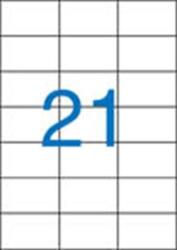 Victoria Paper Etikett, univerzális, 70×42, 4 mm, VICTORIA PAPER, 2100 etikett/csomag (LCV11370) - irodasziget