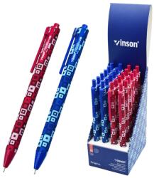 Vinson Golyóstoll nyomógombos 0, 7mm Vinson Graphic F12 vegyes test displ 24 db/display (59119) - irodasziget