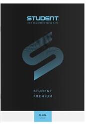 ICO Füzet, tűzött, A4, sima, 32 lap, ICO Student Premium, fekete (TICSFPS) - irodasziget