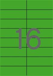 APLI Etikett, 105×37 mm, színes, APLI, zöld, 320 etikett/csomag (LCA1598) - irodasziget