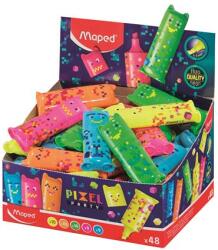 Maped Szövegkiemelő display, 1-5 mm, MAPED Pixel Party Mini, 5 különböző szín (IMA743603)