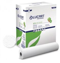 Lucart Vizsgálóasztal terítő, 2 rétegű, 55 cm x 80 m, 6 tekercs, LUCART Eco MR 55/80, fehér (UBC90)