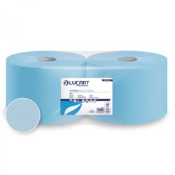 Lucart Kéztörlő 2 rétegű tekercses 2 tekercs/karton Strong Blue 2.1000 Lucart_851326J kék (45854)