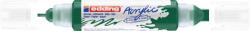 edding Akril marker 2-3mm, és 5-10mm, 3D kétvégű Edding 5400 moha zöld (36523) - irodasziget