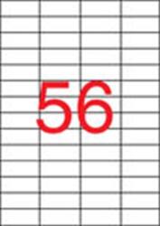 APLI Etikett, univerzális, 52, 5×21, 2 mm, APLI, 5600 etikett/csomag (LCA1284) - irodasziget