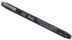 Pentel PointLiner tűfilc 0, 05mm, S20P-05A Pentel fekete (S20P05A) - irodasziget