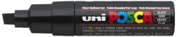 uni Dekormarker, 8 mm, vágott, UNI Posca PC-8K, fekete (TUPC8KF)