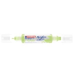 edding Akril marker 2-3mm, és 5-10mm, 3D kétvégű Edding 5400 pasztellzöld (36531) - irodasziget