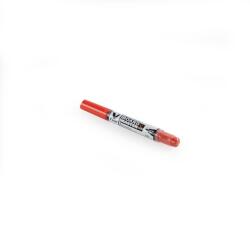 Pilot Táblamarker 0, 8mm, kerek hegyű, utántölthető ultra fine V-Board Pilot piros (WBMAVSUFRBG) - irodasziget