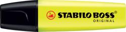 STABILO Szövegkiemelő 2-5mm, vágott hegyű, STABILO Boss original sárga (7024) - irodasziget