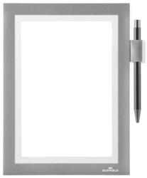 Durable Infókeret A5, öntapadó hátlap, mágneses záródás Duraframe® Note ezüst (DU499423)