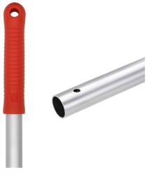 Selmop Felmosónyél alumínium csiszolt 130 cm pattintós_A130R piros véggel (55712) - irodasziget