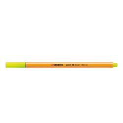 STABILO Rostirón, tűfilc 0, 4mm, STABILO Point 88 neon sárga (42423) - irodasziget