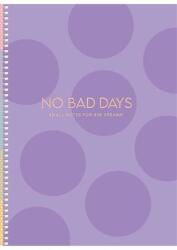Shkolyaryk Publishing House Spirálfüzet, B5, kockás, 80 lap, keményfedeles, SHKOLYARYK No bad days, vegyes (SB806082K)