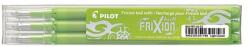 Pilot Rollertoll betét, golyóméret 0, 7mm, 3 db/csom Pilot Frixion Ball, írásszín világoszöld (48237) - irodasziget