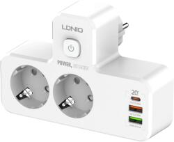 LDNIO 2 Plug + 3 USB Switch (SE2337)