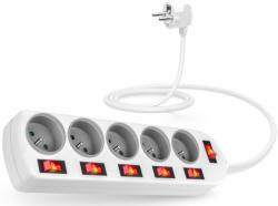 CONNECT IT 5 Plug 2 m Switch (CES-1100-WH)