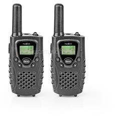 Nedis Walkie-Talkie készlet, 2 kézibeszélő 8 km-ig Frekvencia csat: 8 PTT / VOX akár 2, 5 óra Fejhallgató kimenet (fekete) (WLTK0800BK) (WLTK0800BK)