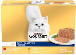 Gourmet Gold pástétom válogatás macskáknak - marha, tonhal, máj, pulyka 2 x