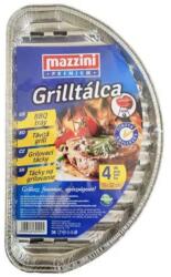  Mazzini alumínium grilltálca 4db/cs félkör
