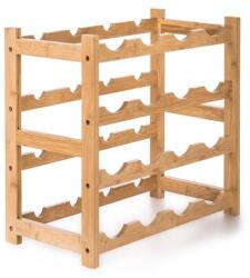 G21 borállvány 16 üvegre, bambusz (RVG21BAM006)