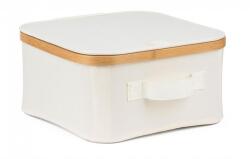 G21 Tárolódoboz G21 30 x 30 x 15 cm, bambusz fedéllel, bézs (UBG21BAM005B)
