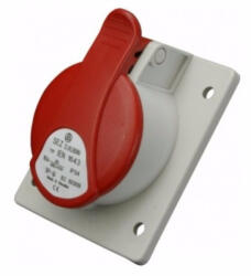 SEZ DK Ipari csatlakozó DAFB-164 5P 16A IP54 beépíthető dugalj IEN 1653 (102964) SEZ (1000477300) - lumenet