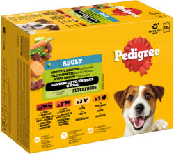 PEDIGREE 24x100g Pedigree Adult vegyes válogatás szószban nedves kutyatáp
